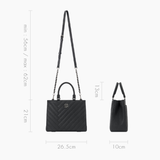 (Nouveau) 06BL L-Quilting Tote Sac