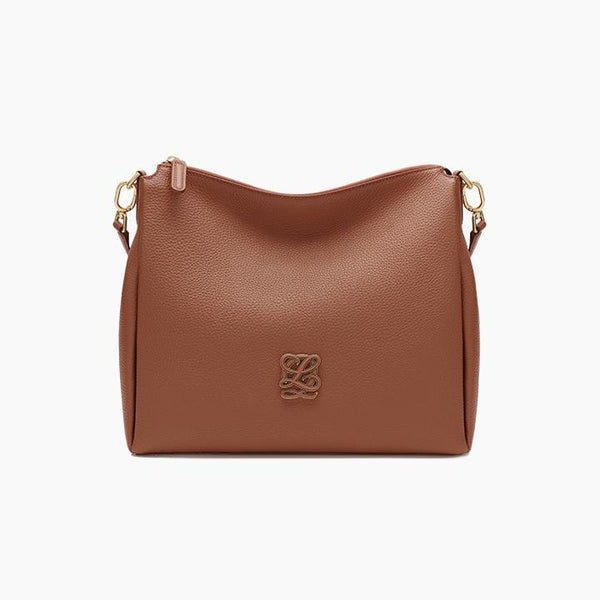 Formal Soft Leather Hobo Bag