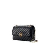 L-quilting un sac à bandoulière - noir