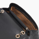 L-quilting un sac à bandoulière - noir