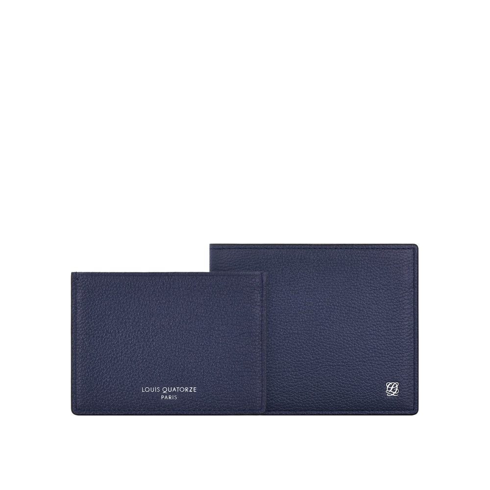 Soft leather bifold wallet – LOUIS QUATORZE