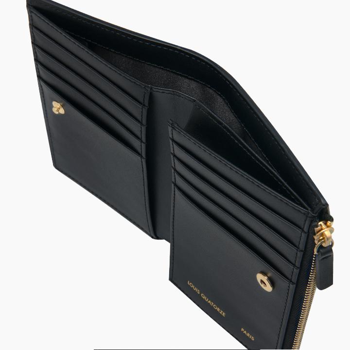 (NEW) SILLON Bi-fold Medium Zip Wallet
