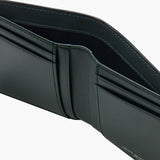 L-Quilting Leather Bi-fold Medium Wallet