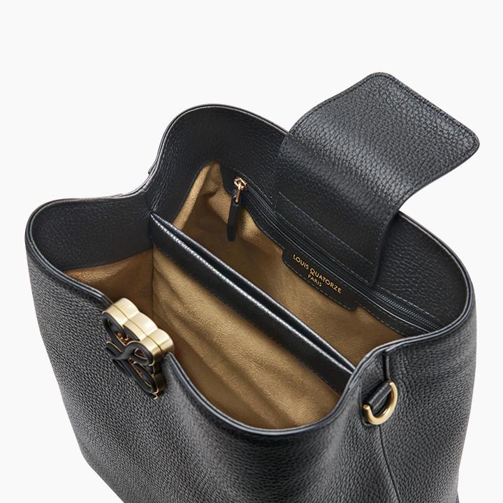 NEW) Formal Soft Leather Bucket Bag – LOUIS QUATORZE
