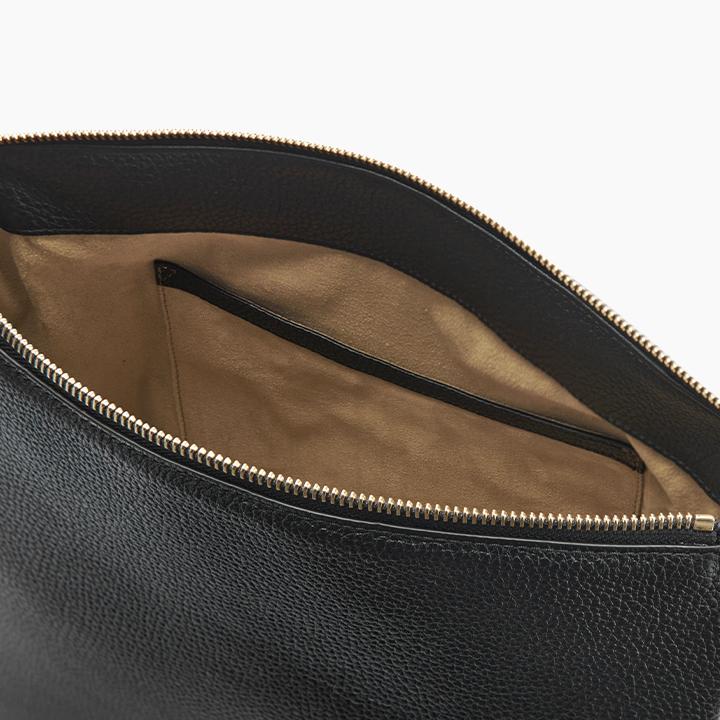 Formal Soft Leather Hobo Bag