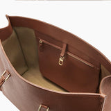 Formal Soft Leather Tote Bag