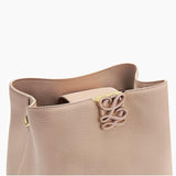 (Nouveau) sac de seau en cuir souple formel