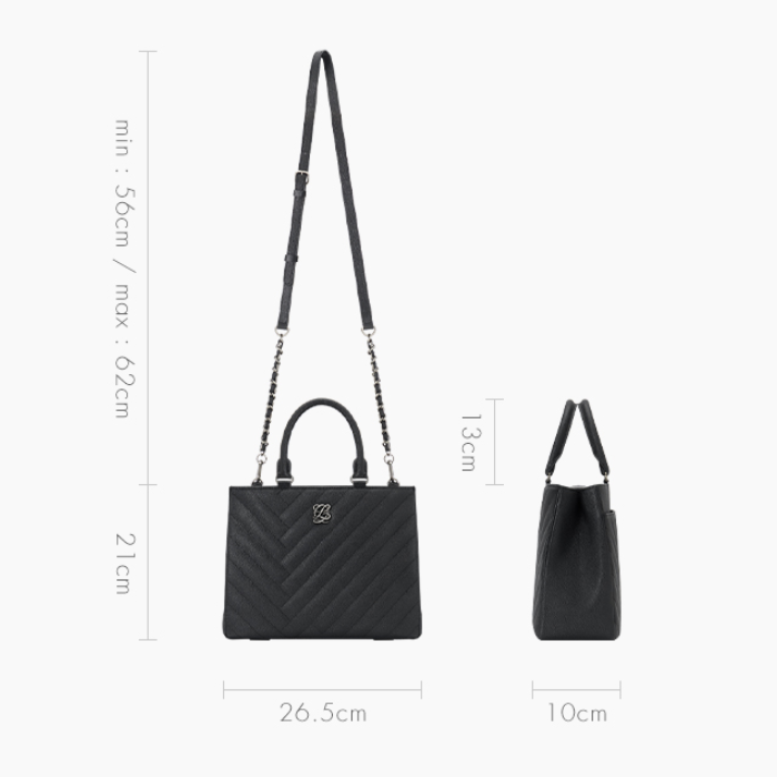 (NEW)06BL L-QUILTING Tote Bag