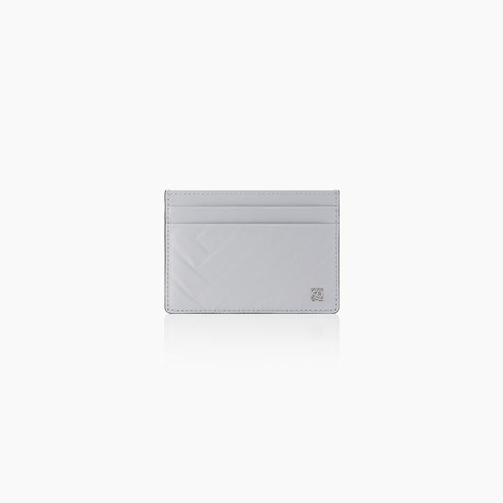 Portefeuille de cartes biflumales en cuir L-quilting en L