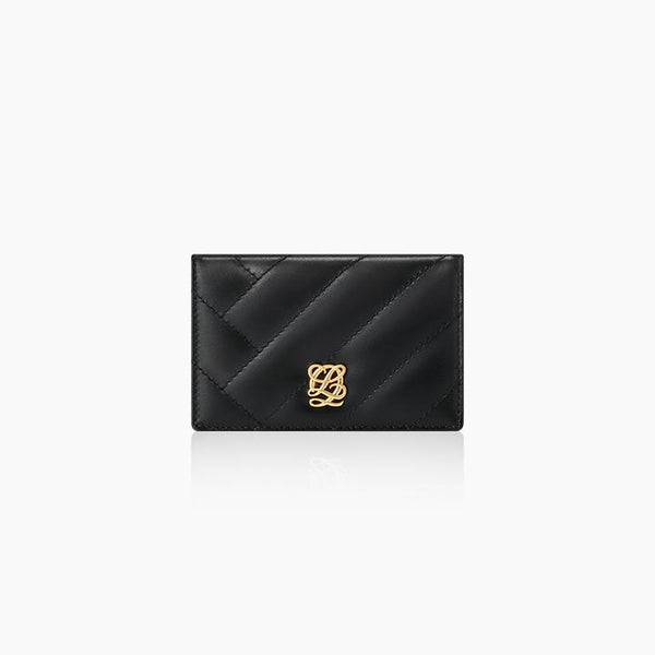 Louis Quatorze 2021 SS Plain Leather Folding Wallet Logo Folding Wallets