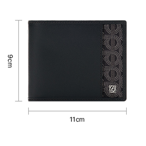 (NEW) LEPONT Half Wallet SS3MG03BL