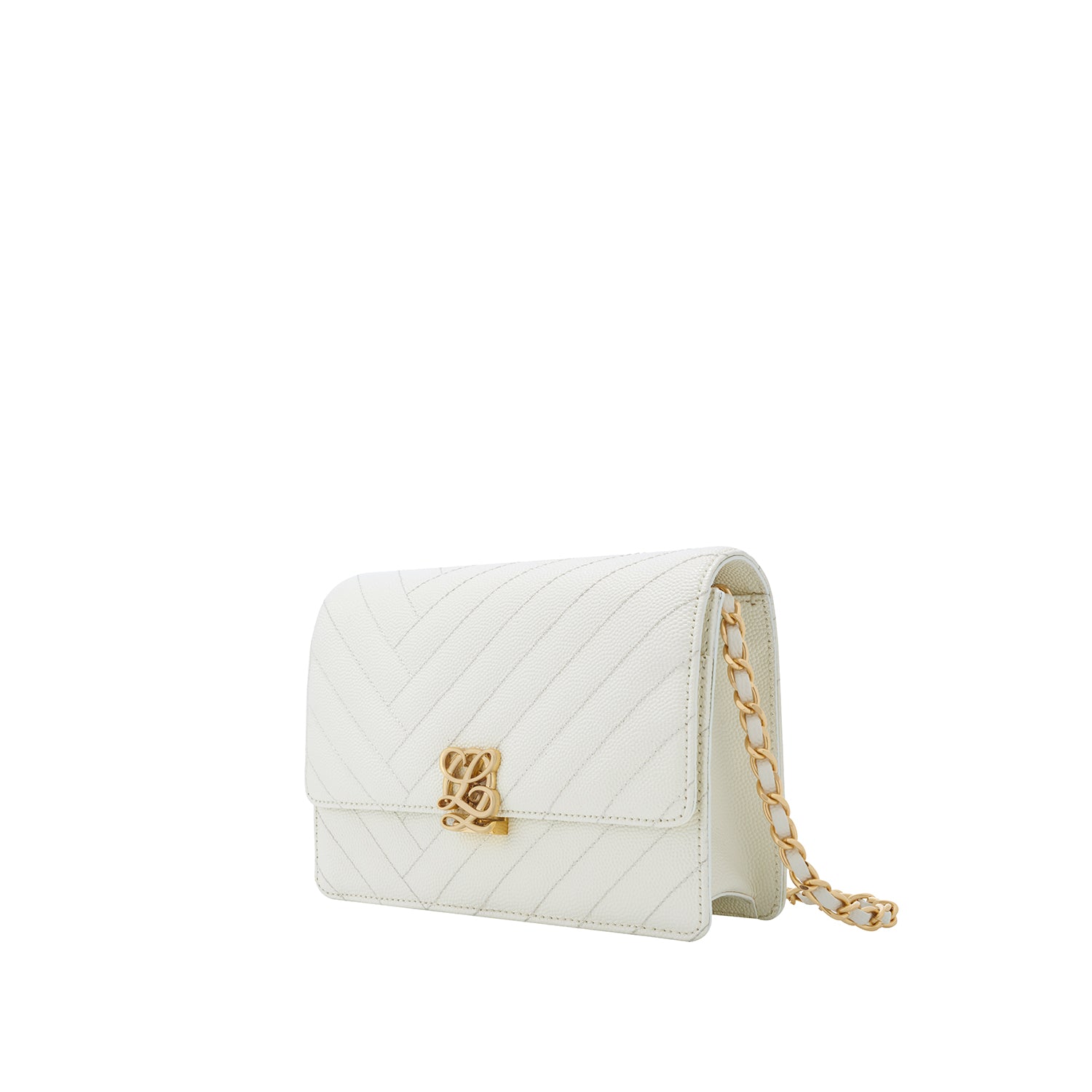 L-Quilting caviar crossbody bag freeshipping - LOUIS QUATORZE