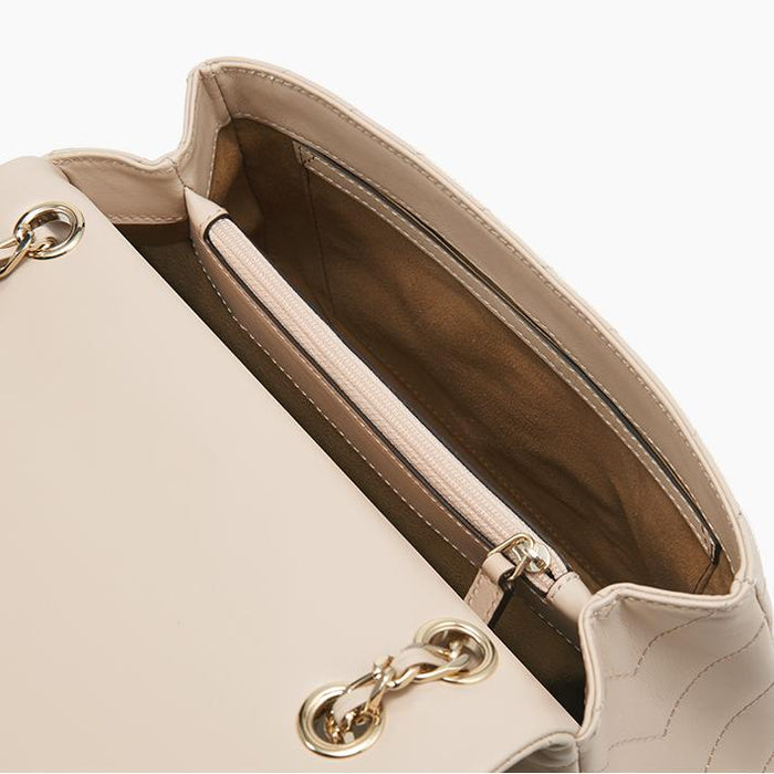 L-QUILTING One shoulder bag - Beige – LOUIS QUATORZE