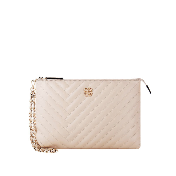 L-Quilting women's Clutch Bag