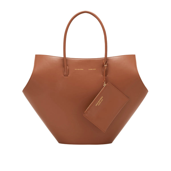 Louis Quatorze Structured Leather Tote Bag ✓ Guaranteed Authentic ✓ P