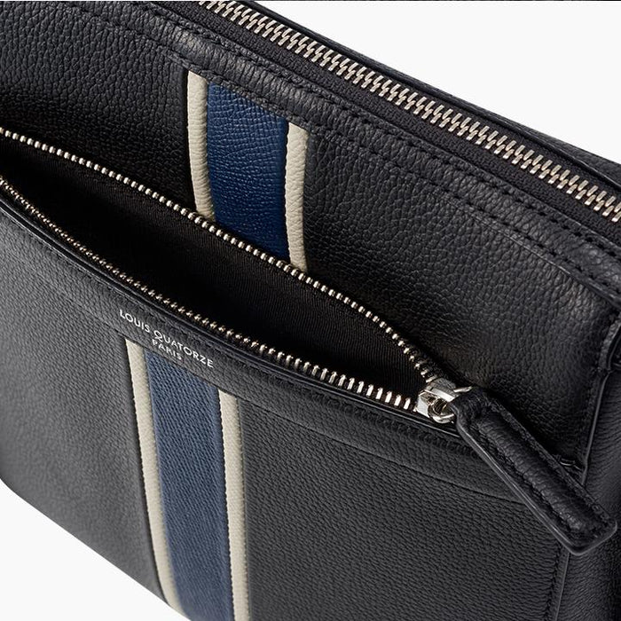 Stripe Detail Messenger Bag – LOUIS QUATORZE