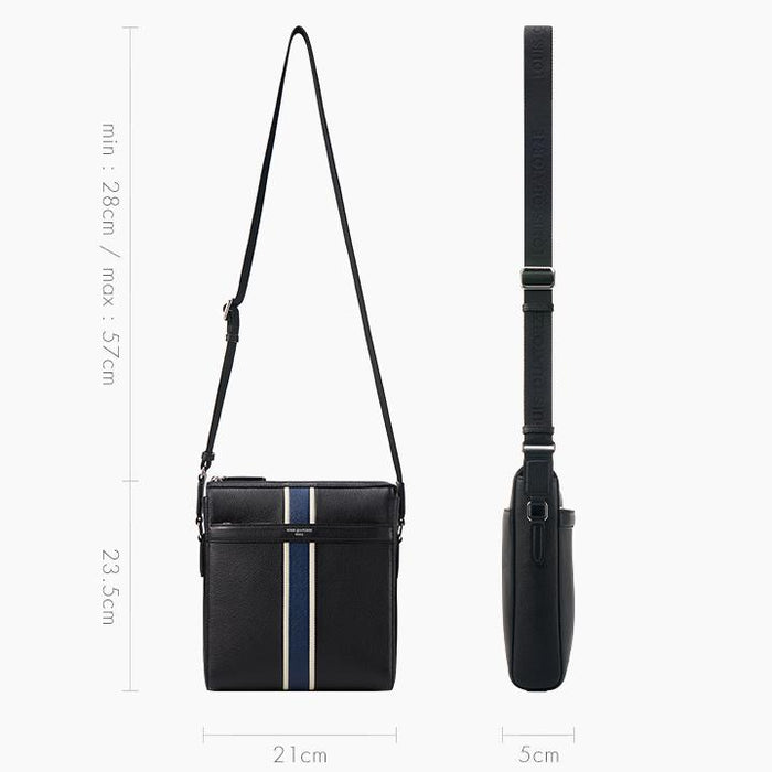 Stripe Detail Messenger Bag – LOUIS QUATORZE