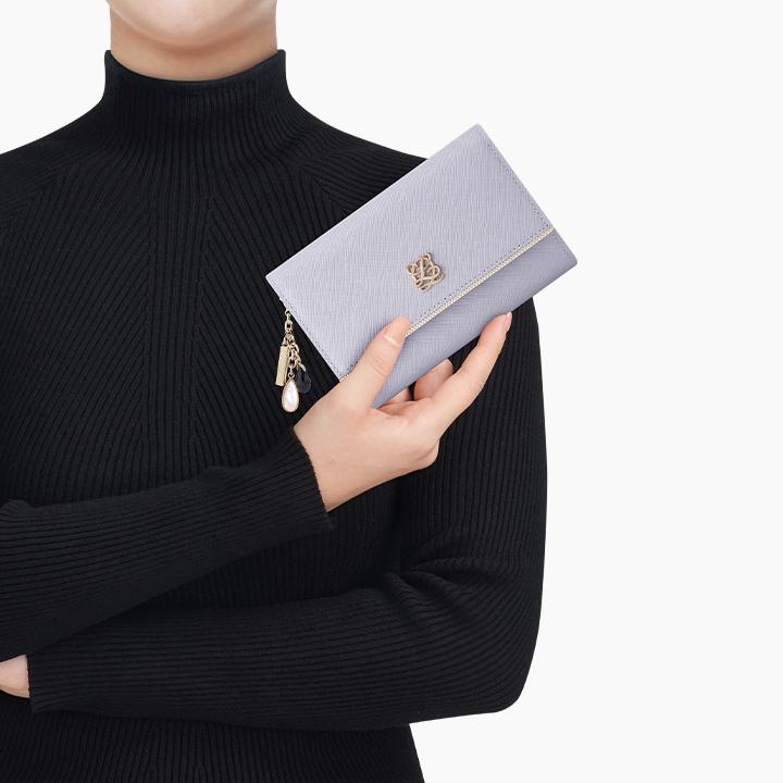 Qoo10 - LOUIS QUATORZE tri-fold long wallet SM1AL01 : Bag & Wallet