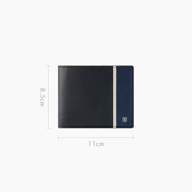 Stripe Detail Bi-fold Moneyclip Wallet