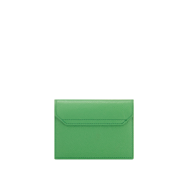 LOUIS QUATORZE Cheese 3-Gusset Card Wallet Pastel Green