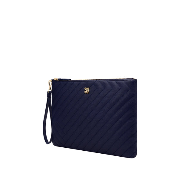 L-Quilting medium clutch bag freeshipping - LOUIS QUATORZE